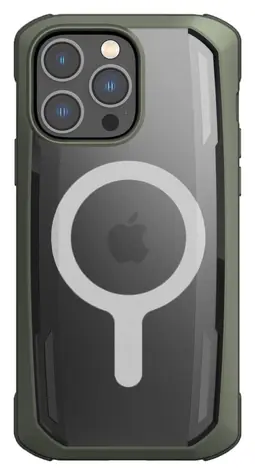 Raptic X-Doria Secure Case zelená / Kryt / Apple iPhone 14 Pro / MagSafe / odolný