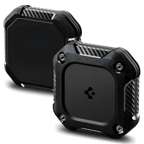 Spigen Tough Armor pouzdro pro Apple AirTag 1/2 černá / Pouzdro