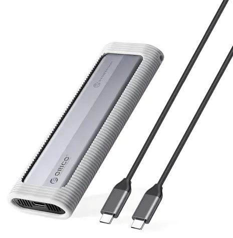 Orico AXM2F šedá / Externí box pro M.2 SATA SSD / USB-C 3.2