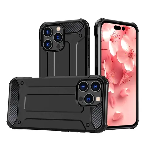 Hurtel Hybrid Armor černá / Ochranný kryt / Apple iPhone 16 Pro Max