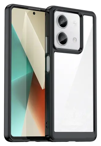 Hurtel Outer Space černá / Pouzdro / Xiaomi Redmi Note 13 Pro / gelový rámeček