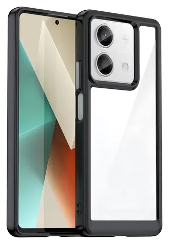 Hurtel Outer Space černá / Kryt / Gelový rámeček / Xiaomi Redmi Note 13 Pro+