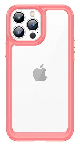 Hurtel Outer Space Case červená / Ochranný kryt / Gelový rámeček / Apple iPhone 12 Pro Max