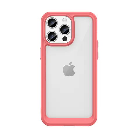 Hurtel Outer Space Case červená / Kryt / Apple iPhone 15 Pro Max / pružný rámeček
