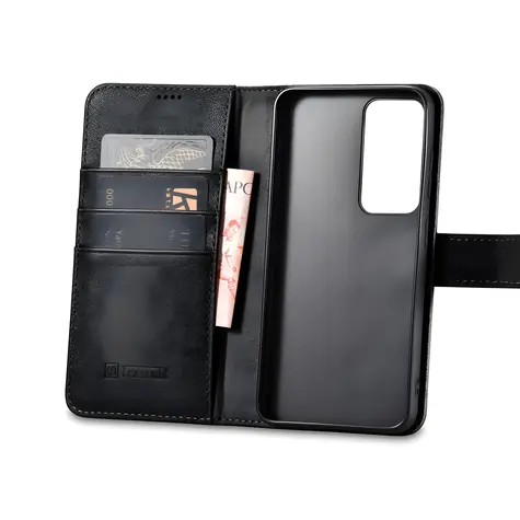 iCarer Wallet Case černá / Pouzdro / Kožené peněženkové / Samsung Galaxy S23+