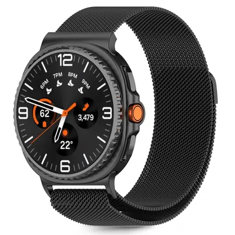 Tech-Protect MilaneseBand černá / Řemínek milánský tah / pro Samsung Galaxy Watch / 40/44/46 mm