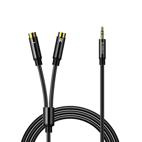 Orico AXRF Jack 3,5 mm - 2x RCA černá / Audio kabel / 5 m