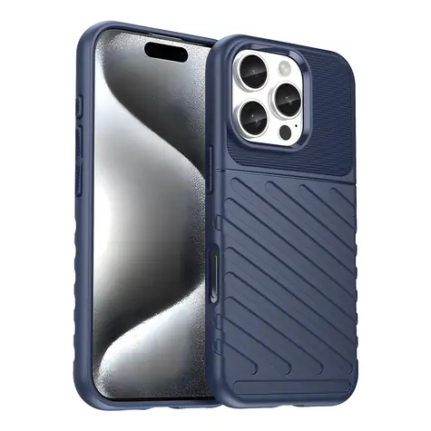 Hurtel Thunder Case pro Apple iPhone 16e a 17e modrá / Kryt / Silikon