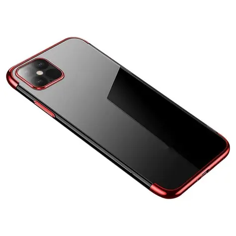 Hurtel Clear Color Case červená / Gelové pouzdro / TPU / Xiaomi Mi 11