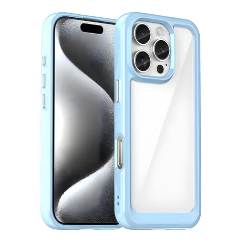 Hurtel Outer Space Case modrá / Kryt / Apple iPhone 16 Pro Max / gelový rámeček