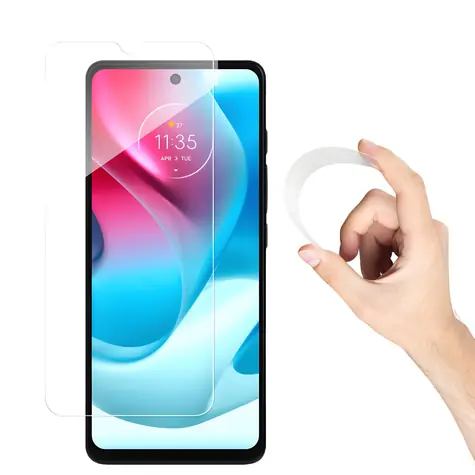 Hurtel Nano Flexi Hybrid Glass / Hybridní sklo / Motorola Moto G60s / flexibilní, tvrzené