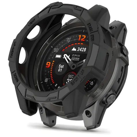 Tech-Protect Defense Air černá / Ochranný kryt / Garmin Fenix 7X a 7X Pro