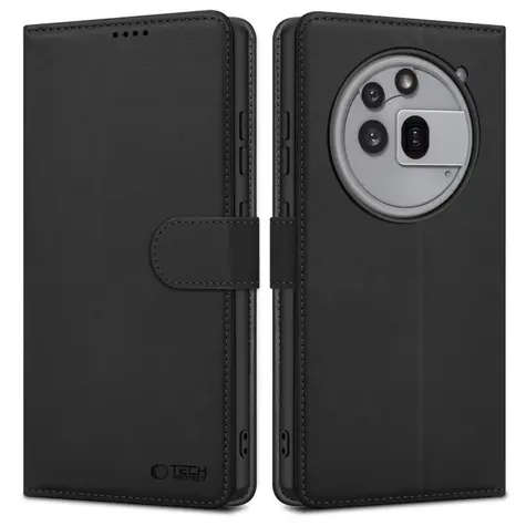 Tech-Protect Wallet Case matná černá / Peněženkové pouzdro / Nothing Phone (3a) Pro