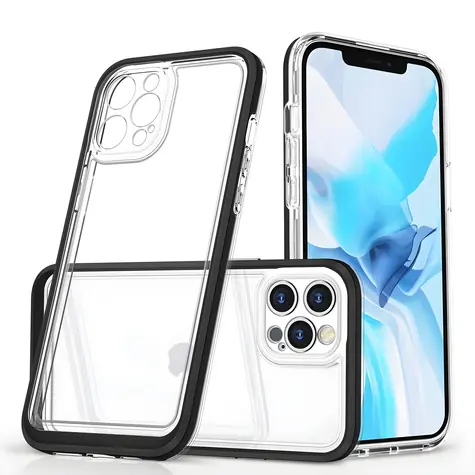 Hurtel Clear 3in1 pouzdro pro Apple iPhone 12 Pro čirá / Pouzdro / Gelové / 3v1