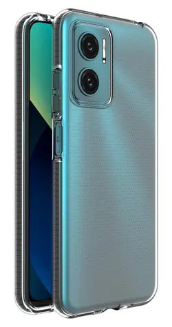 Hurtel Spring Case černá / Kryt / Xiaomi Redmi 10 / TPU gel, barevný rámeček