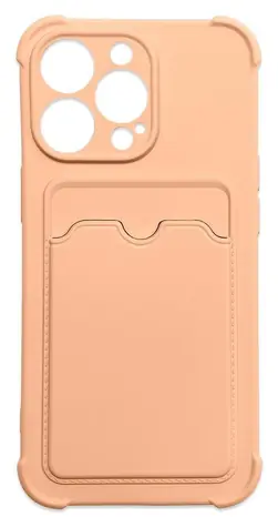 Hurtel Card Armor Case iPhone 11 Pro Max růžová / Kryt s peněženkou / Silikonový / Držák na kartu