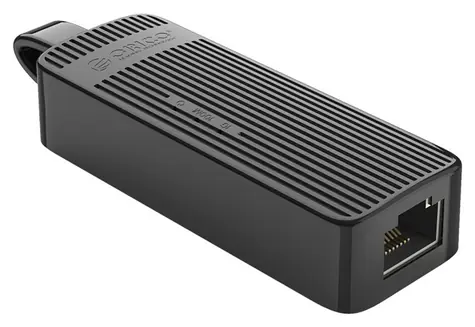 Orico UTK-U3 černá / Síťový adaptér / USB-A 3.0 na RJ-45 / Gigabit Ethernet 1 Gbps