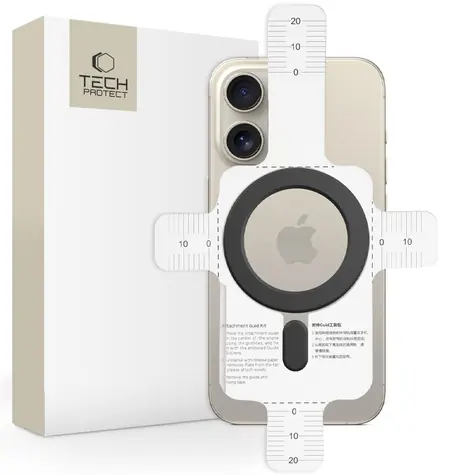 Tech-Protect MagMat černá / Magnetický kroužek MagSafe / univerzální