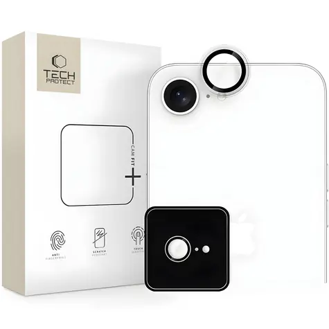 Tech-Protect Camring Fit+ transparentní / Ochranný kryt fotoaparátu / Apple iPhone 16e, 17e