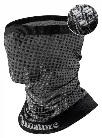 Qunature 11230014002 černá / Multifunkční šátek / Sportovní bandana / Univerzální velikost
