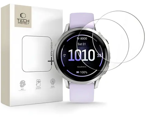 Tech-Protect Hydro Flex+ / Ochranná fólie / Hydrogelová / Garmin Venu 41mm / 2 ks