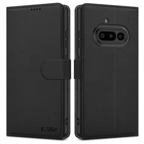 Tech-Protect Wallet Case matná černá / Peněženkové pouzdro / Nothing Phone 3A