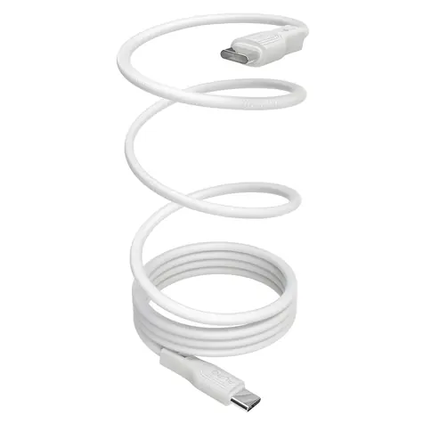 Puro Magnetic bílá / Magnetický kabel / USB-C - USB-C / 60 W / USB 3.2 20 Gbps / 1 m