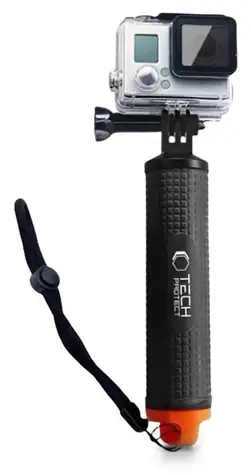 Tech-Protect GA100 černá / Rukojeť pro akční kameru / GoPro, DJI
