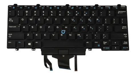 DELL podsvícená klávesnice pro Latitude / Náhradní klávesnice / podsvícená