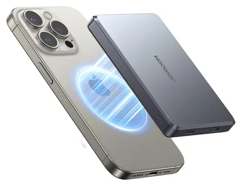 Joyroom JR-PBM08 Pro šedá / Powerbanka / 10000mAh / 22.5W / 2x USB-C + bezdrátové nabíjení