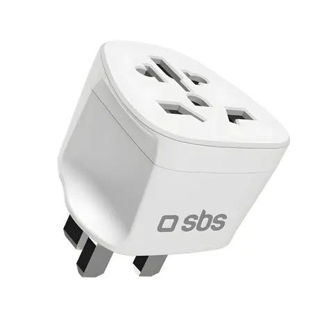 SBS Cestovní adaptér pro Velkou Británii bílá / Cestovní adaptér / Univerzální