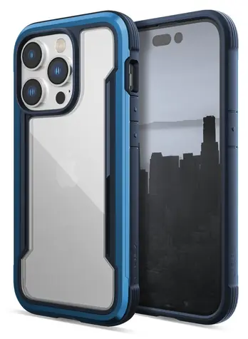 Raptic X-Doria Shield Case modrá / Ochranné pouzdro / Apple iPhone 14 Pro