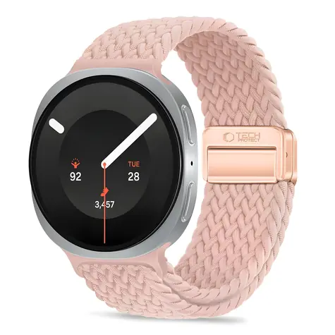 Tech-Protect NylonMag růžová / Řemínek / pro Samsung Galaxy Watch 40/44/46 mm