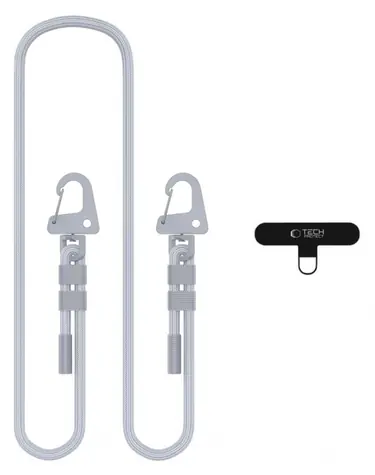 Tech-Protect C5SD Rope šedá / Popruh na telefon / Crossbody