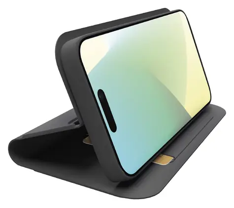 SBS Book Wallet Smooth pro Apple iPhone 16 černá / Pouzdro typu kniha
