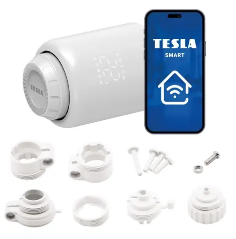 Tesla WiFi SV50 / Termostatická hlavice / WiFi / Chytré vytápění