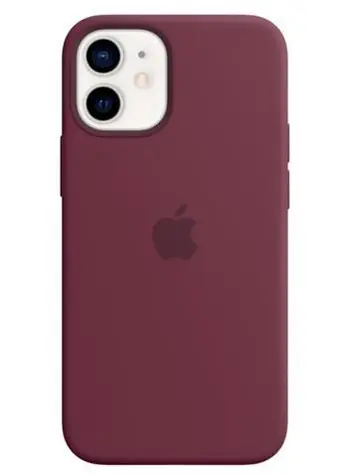 Apple silikonový kryt s MagSafe pro iPhone 12 mini švestková / Kryt / MagSafe
