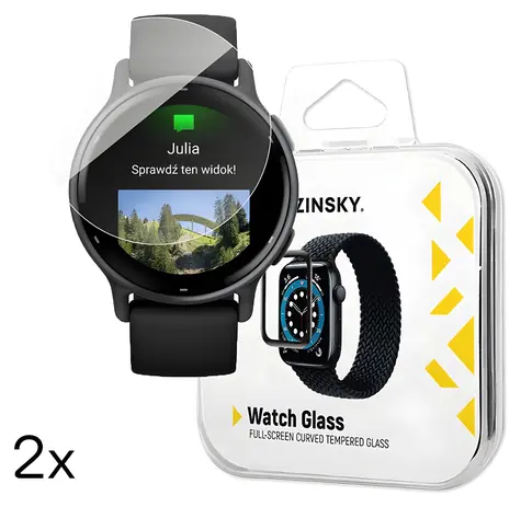 Wozinsky Full Glue / Tvrzené sklo / Garmin Vivoactive 5 / 2 ks