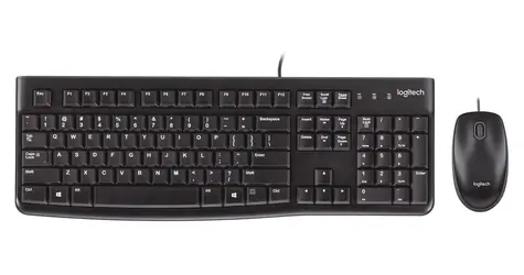 Logitech Desktop MK120 CE černá / Klávesnice a myš / CE verze / USB