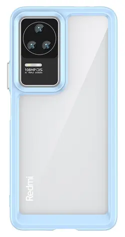Hurtel Outer Space Case pro Xiaomi Poco F4 5G modrá / Pouzdro / Ohebný rámeček
