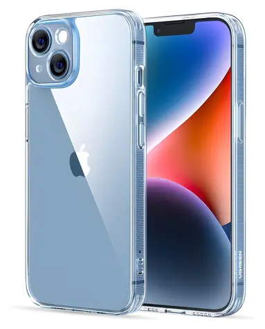 Ugreen Classy Clear Enhanced transparentní / Kryt / Apple iPhone 14 Plus / Gelový rámeček
