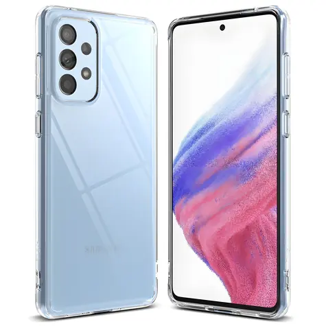 Ringke Fusion transparentní / Kryt / Samsung Galaxy A73 / TPU s rámečkem