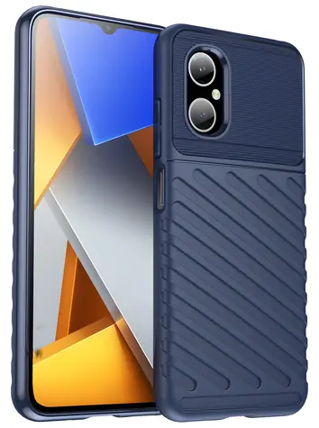 Hurtel Thunder Case modrá / Kryt / Xiaomi POCO M4 5G / Armor