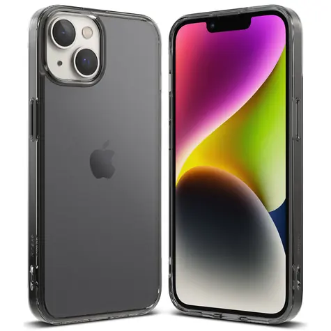 Ringke Fusion Matte šedá / Ochranný kryt / Apple iPhone 14 Plus / Gelový rámeček