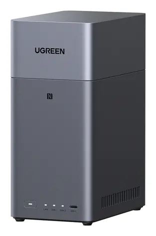Ugreen NASync DH2300 černá / NAS server / 8jádrový CPU / 4 GB RAM / HDMI / USB-C
