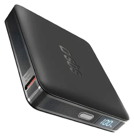 SBS PowerBank 5000 mAh černá / Powerbanka / 10 W / LCD displej / USB-C