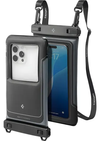 Spigen Aqua Shield A611P matně černá / Voděodolné pouzdro / 2 ks