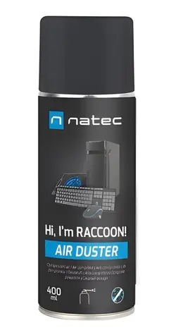 Natec Raccoon 400 / Stlačený vzduch / 400 ml