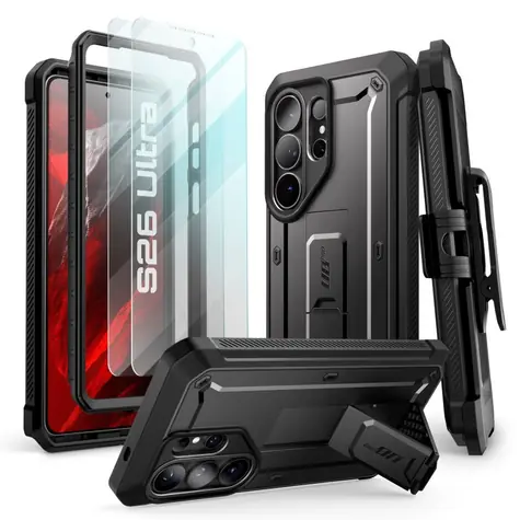 Supcase Unicorn Beetle Pro černá / Ochranný kryt / Samsung Galaxy S26 Ultra / 2x tvrzené sklo / Mil-Grade odolnost