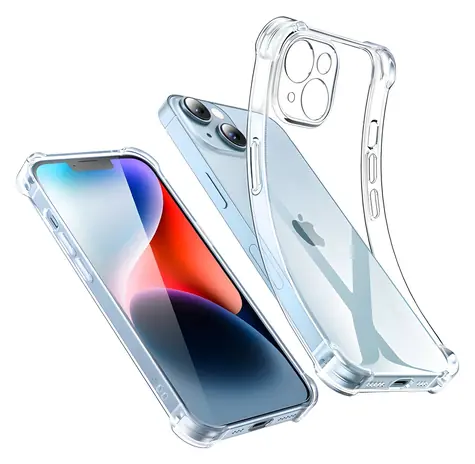 Ugreen Bright Cushion transparentní / Kryt / Apple iPhone 14 Plus / Gelové rohy